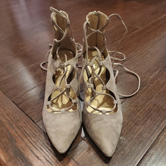 Vince Camuto Lace-up Heels - Picture 5 of 8